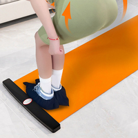 Tapis coulissant de yoga Sport Fitness Glide Pilates tapis de planche d'entraînement de patinage pour le hockey sur glace patinage à roulettes exercice de jambe 140/180/200cm