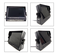 Système d'affichage de caméra de recul pour camion avec écran TFT LCD 7 pouces 2 canaux, pour bus, fourgonnette, remorque, véhicules commerciaux, résistant aux chocs