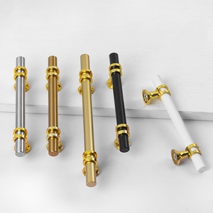 Stainless Steel Cabinet Handles Drawer <b>Knobs</b> <b>for</b> Wardrobe <b>Dresser</b> Bathroom Hotel Furniture-Modern Design Easy Installation - Product Image 4