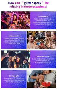 <span class=keywords><strong>Spray</strong></span> pailleté fait à la main sans cruauté envers les animaux, illuminateur Vegan, <span class=keywords><strong>vêtements</strong></span> de fête brillantes, pour visage, corps en <span class=keywords><strong>Spray</strong></span> scintillant - Product Image 5