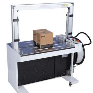 Gıda ambalajı için elektrik kağıt karton kutular için yarı otomatik evcil hayvan kayışı bant çember makinesi yeni durum - Product Image 6