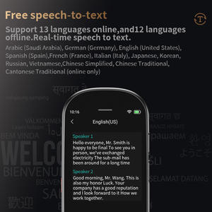 Traductor <span class=keywords><strong>de</strong></span> <span class=keywords><strong>Voz</strong></span> Portátil VORMOR M4 con Wifi, Reconocimiento <span class=keywords><strong>de</strong></span> <span class=keywords><strong>Voz</strong></span> a Texto en 134 Idiomas, <span class=keywords><strong>Grabadora</strong></span> <span class=keywords><strong>de</strong></span> <span class=keywords><strong>Voz</strong></span> con IA, Dispositivo Inteligente <span class=keywords><strong>de</strong></span> Grabación <span class=keywords><strong>de</strong></span> Idiomas - Product Image 2