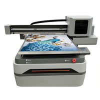 Impresora de Inyección de Tinta UV de Cama Plana con Pantalla para Impresión Comercial Multicolor, Nueva Máquina Plotter de Grado Industrial