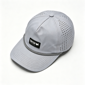 หมวกเบสบอลแบบ unisex ผ้าทวิลล์เจาะรูด้วยเลเซอร์ แห้งเร็ว น้ำหนักเบา ดีไซน์ 5 ชิ้น พร้อมตัวล็อคโลหะ - Product Image 2