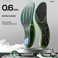 Semelles orthopédiques en fibre de carbone pour athlètes, cyclisme - Soulagement de la fasciite plantaire, absorption des chocs, respirantes, légères, chaussures de sport