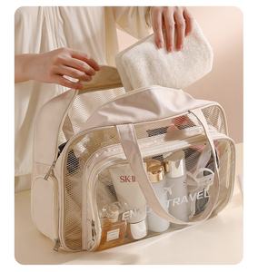 Водонепроницаемая сухая Отделяемая пляжная спортивная сумка из полиуретана и ПВХ Складная стильная сумка с надписью и отделением для обуви - Product Image 4