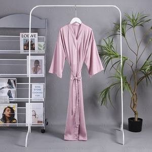 <strong>Cheap</strong> Wholesale <strong>Satin</strong> <strong>Robe</strong> Long <strong>Robe</strong> Mix Colors Pink Bridesmaid <strong>Robe</strong> Bride Nightgown - Product Image 3