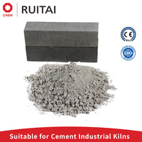 Poudre de ciment alumineux ultra-résistante certifiée CE ISO, à haute résistance et résistante à l'usure, teneur en Al2O3 de 80 %, pour soudage haute température
