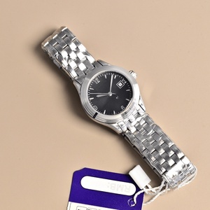 Montre de luxe haut de gamme avec mouvement mécanique automatique, fenêtre de calendrier, cadran à motif solaire, étanche pour usage quotidien, Longines. - Product Image 3