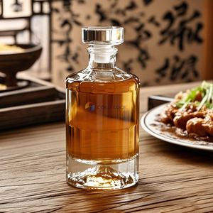 Vente directe d'usine - Bouteille en verre pour spiritueux, whisky, vodka, brandy, rhum, <span class=keywords><strong>gin</strong></span>, capacité élevée, 100 ml, 500 ml, bouteille en verre vide - Product Image 3