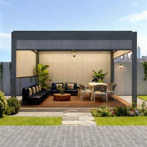 New Design Waterproof Aluminium Gazebo Outdoor Luxury Bioclimatic Pergola For Swimming <strong>Pool</strong> - Product Image 1