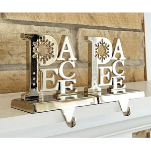 Gold Finished Low Price Metal <b>Stocking</b> Holder - Product Image 4