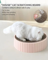 Arbre à chat en papier moderne, écologique, minimaliste et durable avec griffoir et lit pour chats - 700g - Utilisation bureau/salon - Vente en gros usine