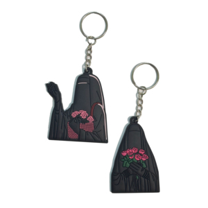 Regalo promozionale con portachiavi personalizzato in gomma morbida in PVC campione gratuito di fabbrica - Product Image 5