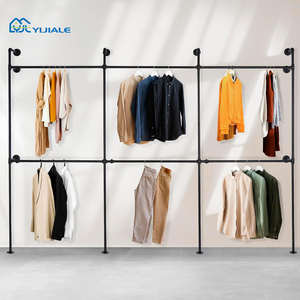 <span class=keywords><strong>Perchero</strong></span> Extensible Moderno YIJIALE, <span class=keywords><strong>Perchero</strong></span> Metálico para Ropa, para Dormitorio, Hotel, Sala de Estar - Product Image 2