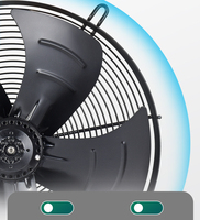 Hochleistungs-Kugellager-Axialventilator mit Außenläufermotor, 5-Blatt-Industriekühlung, OEM-Lüfterrad