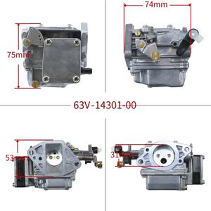 Garanzia di fornitura all'ingrosso personalizzata Yama ha OEM 63V-14301-00 P24XM <span class=keywords><strong>2</strong></span> tempi 9.9hp 15hp motore fuoribordo carburatore motore fuoribordo - Product Image 2