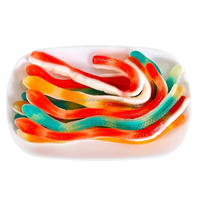 Japanse zuur zoetwarenpoeder exotische bonbons gevriesdroogd halal op maat gemaakte mango snoepgoed fruitig bulk snoepjes
