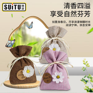 Sachet parfumé pour voiture Gardenia 10-20 ml, éliminateur d'odeurs décoratif pour l'intérieur de la voiture - Product Image 3