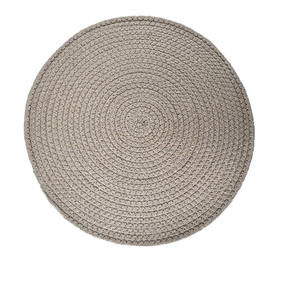 مفارش جديدة مصنوعة يدويًا منسوجة من حبل القطن الطبيعي ، مفرش دائري مخصص للمنزل والفندق - Product Image 1