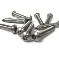 Vente en gros M5 & M7 finition oxyde noir vis Torx de sécurité goupille à tête bouton de Chine