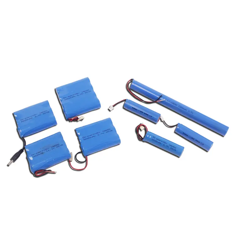 ICR18650 2s1p 7.4v 2200mah סוללת ליו יון חבילת ליו יון סוללה 18650 7.4v 2000mah icr18650 סוללה 7.4v 1800mah