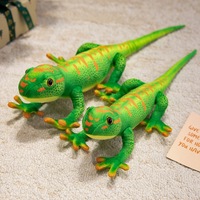 Jouet en peluche personnalisé de gecko de lézard pour enfants, une poupée apaisante pour apaiser le bébé, cadeau d'anniversaire d'un garçon