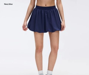 <span class=keywords><strong>Jupe</strong></span> sportive d'été perlée à pétales pour femme, anti-rides, couvrante, amincissante, pour course en extérieur, yoga et tennis D26049 - Product Image 5