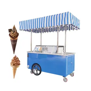 2024 nuovo produttore di Design prezzo di fabbrica carrelli di vendita di Gelato di alta qualità vendita calda Gelato carrello per la vendita