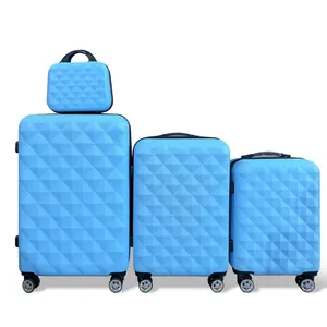 Ensembles de valises en plastique durable ABS 3 PcS Trolley Bagages maletas deviaje Grande Capacité Trolley Bagages Sacs