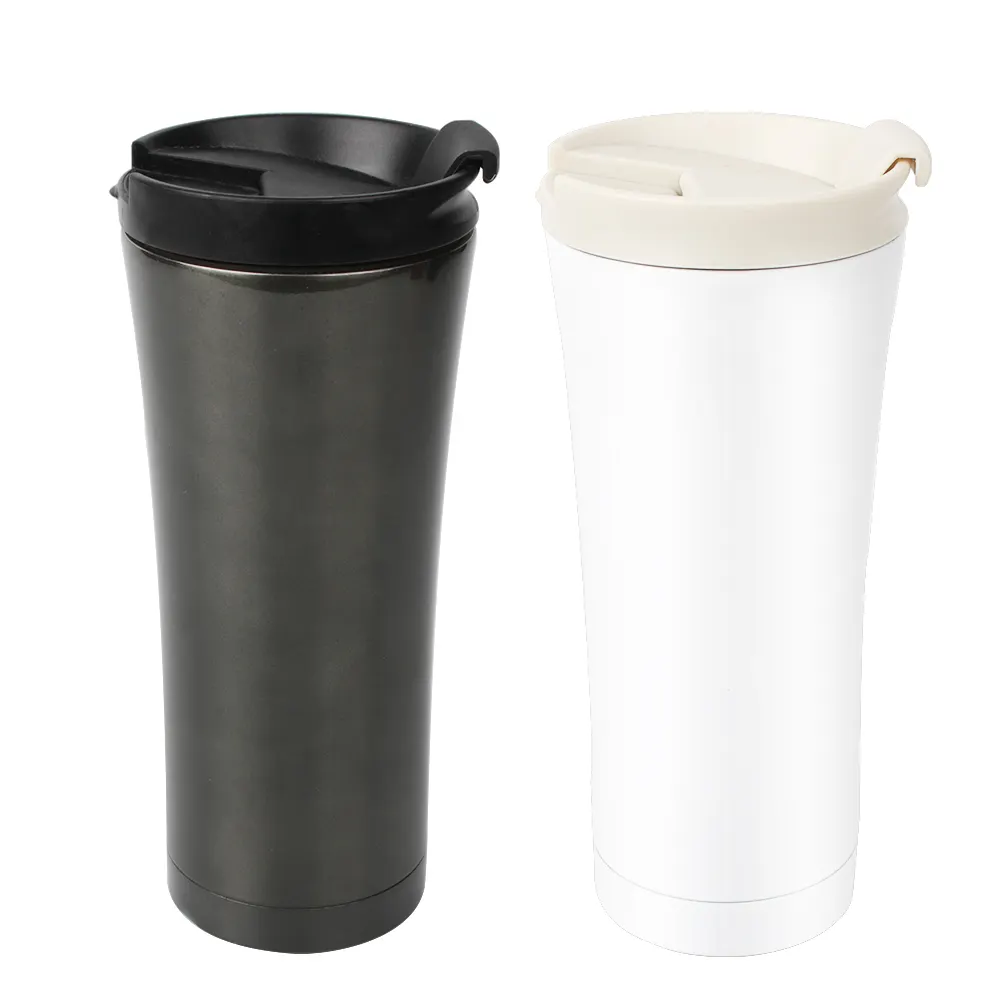 Fabrika paslanmaz çelik vakum yalıtımlı kahve kupa ısı koruma, Logo özel çift duvar kapak kahve kupa