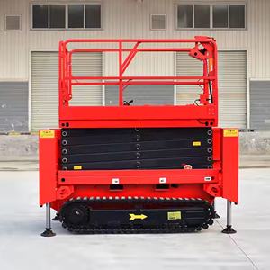 2025 Tracked All Terrain 8M Mesa elevadora de tijera eléctrica hidráulica móvil para elevador de mercancías de almacén - Product Image 5