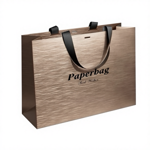 Bolsa <span class=keywords><strong>de</strong></span> <span class=keywords><strong>Papel</strong></span> <span class=keywords><strong>de</strong></span> Alta Gama con Asas para Compras, Logotipo Impreso Personalizado, Extra Grande, Gruesa, Bolsa <span class=keywords><strong>de</strong></span> Embalaje <span class=keywords><strong>de</strong></span> <span class=keywords><strong>Papel</strong></span> Personalizada al <span class=keywords><strong>por</strong></span> <span class=keywords><strong>Mayor</strong></span> - Product Image 1