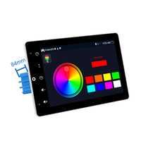 Produk baru 2din 9.7 inci layar sentuh Stereo mobil dengan Carplay Android radio Carstereo