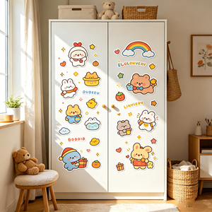 Pegatinas de Vinilo Personalizadas, Resistentes al Agua, Autoadhesivas, Impresas, <span class=keywords><strong>para</strong></span> Decoración del Hogar, Dormitorio y Armario - Product Image 6