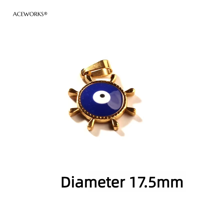 Suburst Evil Eye-Gold