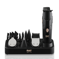RAF Herren-Pflegeset 5-in-1 USB Typ-C Aufladbarer Trimmer Nasenhaartrimmer Bartschneider für Männerpflege