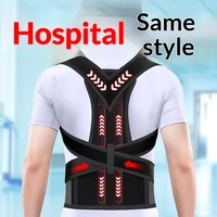 Correcteur de posture en polyester pour hommes et femmes, soutien dorsal anti-cyphose, sous-vêtement invisible, conception pour épaules droites et dos redressé
