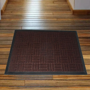 Venta al por mayor de felpudos de bienvenida de medio círculo felpudo Tapis De <span class=keywords><strong>Sol</strong></span> de entrada al aire libre felpudos de goma negra - Product Image 4