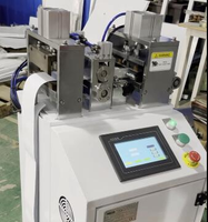 STEC-máquina de corte y punzonado de tela Vertical, automática