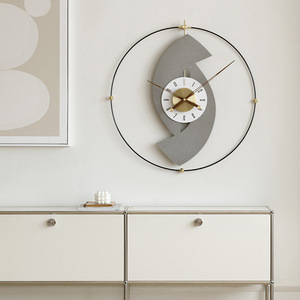 Reloj de pared Wozoom, redondo, con mecanismo de escaneo alimentado por batería, decoración moderna de una sola cara para sala de estar o restaurante - Product Image 2