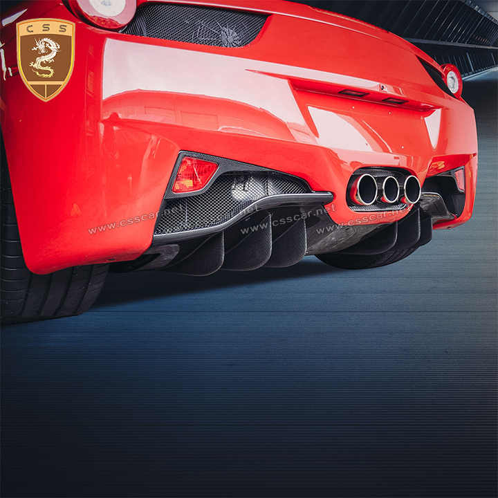 Capristo Carbon Fiber Rear Diffuser - Ferrari 458 Speciale