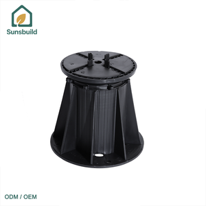 Sunsbuild Adjustable Plastic Paver Support System Water Resistant Paving Pedestal for <b>Decking</b> Tiles Outdoor Flooring - Product Image 6