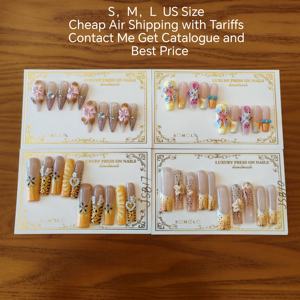 Lot de 10 <span class=keywords><strong>faux</strong></span> ongles en gel souple noir élégant, longs, carrés, faits main, de luxe, à <span class=keywords><strong>coller</strong></span>, en acrylique - Product Image 6