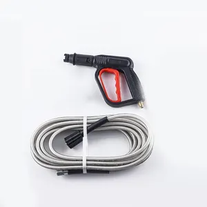 1750PSI 10 meters high pressure washer hose with M22 Pressure Short Gun Set for Car Washing
