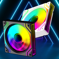 Ventilateur de refroidissement PC silencieux Zeromaster 120 mm PWM ARGB RGB, débit d'air haute performance, dissipateur thermique en plastique pour boîtier d'ordinateur de jeu
