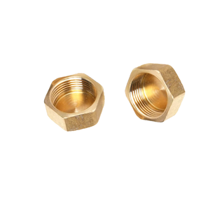Chất lượng cao đồng bằng kết thúc Brass nữ chủ đề Brass Ống Hex đầu Brass End Cap cắm phù hợp Coupler - Product Image 2