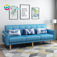AntNovelty Modernes Stoff-Klappsofa mit Stauraum für Wohnzimmer & Schlafzimmer