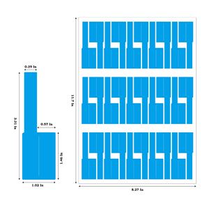 A4 Network <strong>Cable</strong> <strong>Labels</strong> P-Type Waterproof Power <strong>Cable</strong> Blank Color <strong>Cable</strong> Adhesive <strong>Labels</strong>