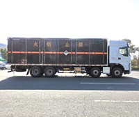 Camión de Transporte de Explosivos 8X4 de 30 Toneladas para Mercancías Peligrosas y Materiales de Voladura con Caja de Carga Antiestática